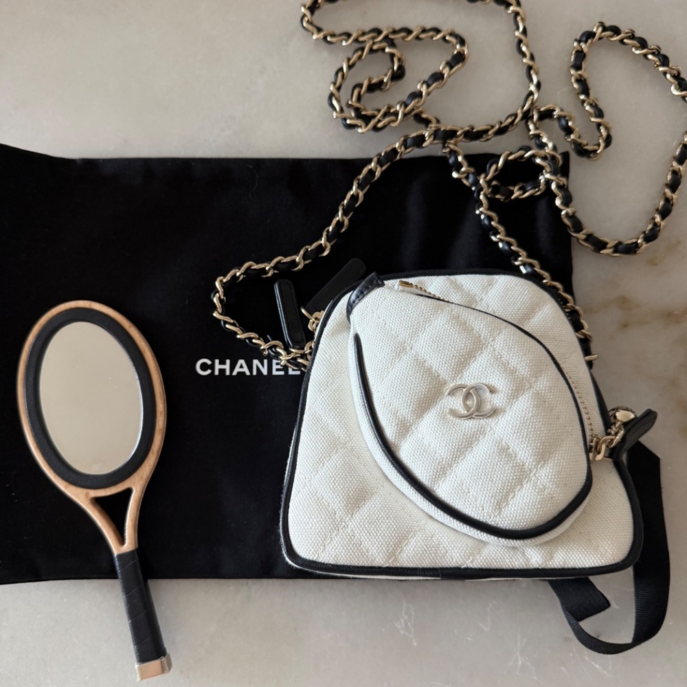 Limited Edition Chanel Coco Masters / Tennis Racket Shoulder Bag - Picture 8 of 15